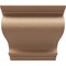 Ekena Millwork 7"W x 7"D x 7"H Wide Scroll Rough Cedar Woodgrain TimberThane Corbel, Primed Tan CORUR07X07X07SCRRCPR - alternate 3